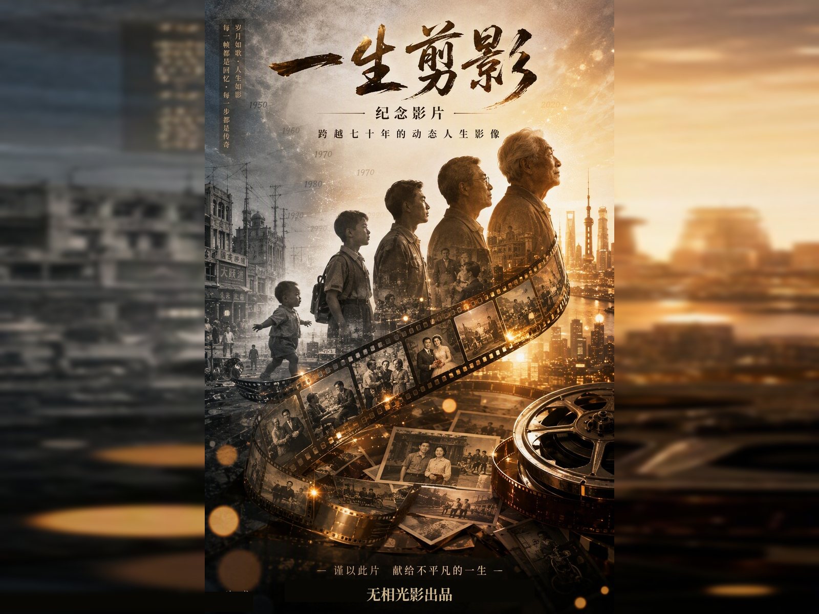 一生剪影 · 纪念影片封面